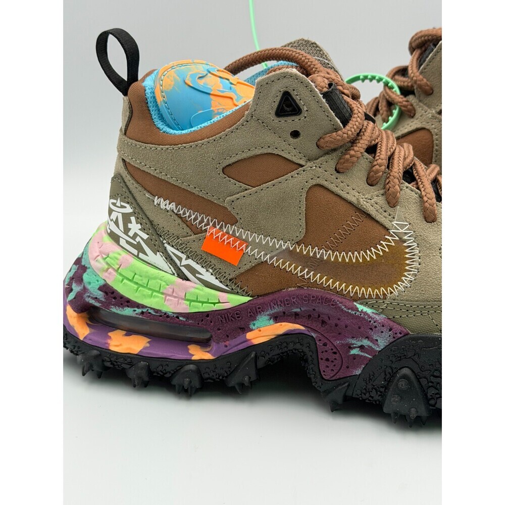 Off-White X Nike Air Terra Forma Sneakers Men's 6 Archaed Brown Green DQ1615-200 - Picture 8 of 15